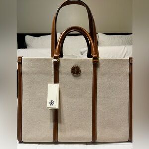 Tory Burch Canvas Tote Bag - Large